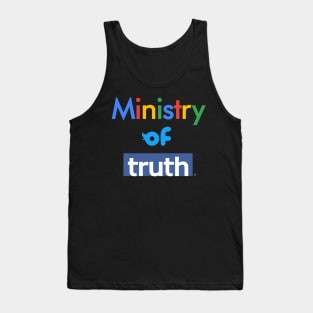 1984 Ministry of Truth Anti Social Media Big Tech Propaganda Tank Top